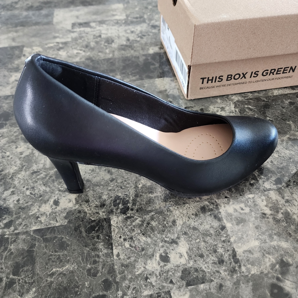 Clarks Classic Black Heels